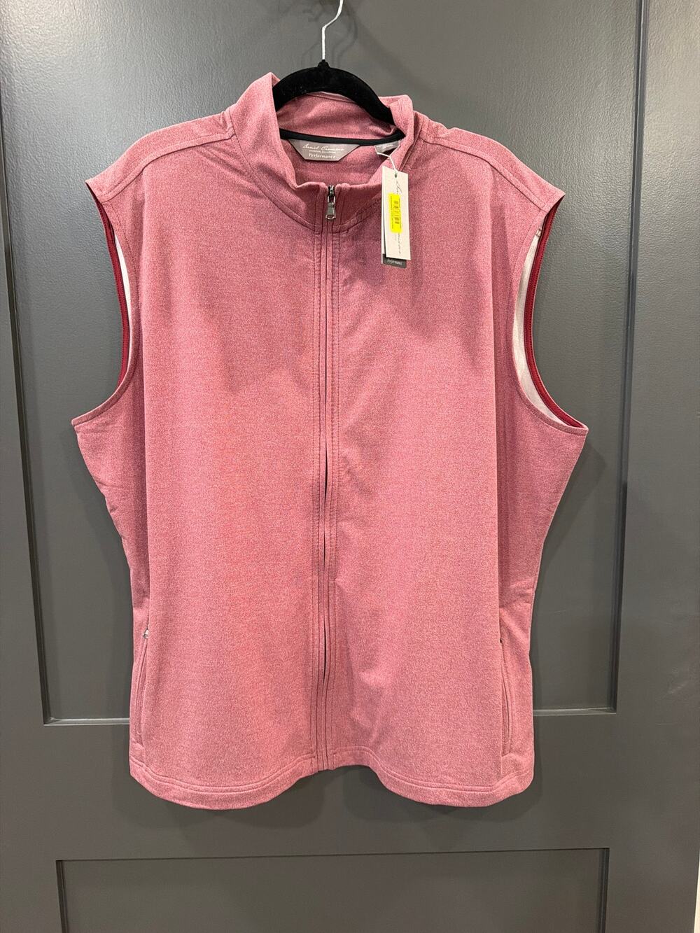 NWT Daniel Cremieux Performance XL red Sleeveless vest